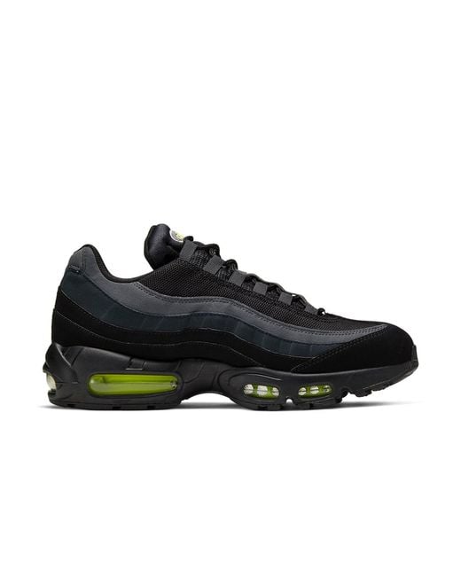 Nike Black Air Max 95 'Retro Logo Volt' for men