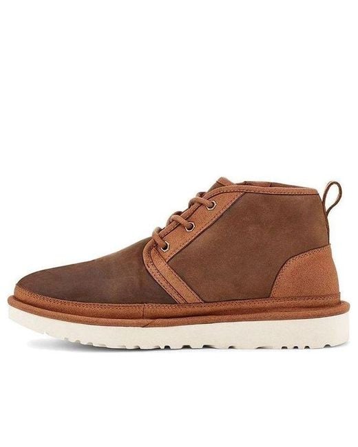 Ugg Brown Neumel Zip High Top Fleece Lined for men