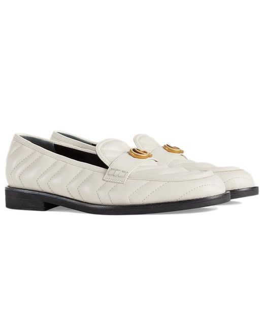 Gucci White (Wmns) Loafer With Double G