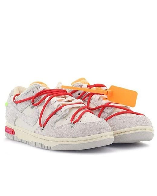 Nike Pink X Off- Dunk Low 'Lot 40 Of 50' for men