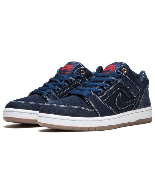 Nike Blue Men's Sb Air Force Ii Low Qs Skate Shoe for men