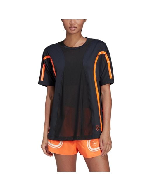 Adidas Black (Wmns) By Stella Mccartney Truepace Running Loose T-Shirt