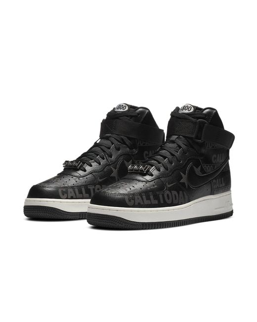 Nike Black Air Force 1 High '07 Premium 'Toll Free Pack for men