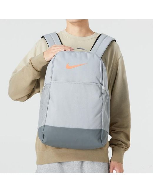 Nike Gray Brasilia 9.5 24L Backpack for men