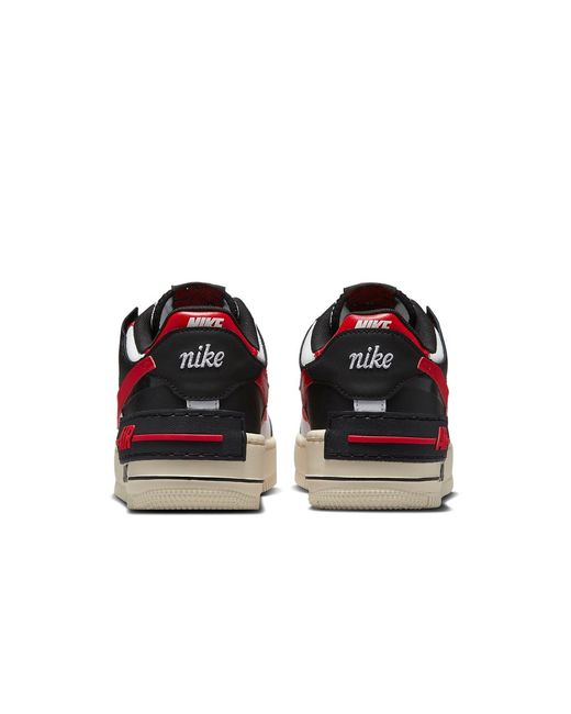Nike Red (Wmns) Air Force 1 Shadow University'