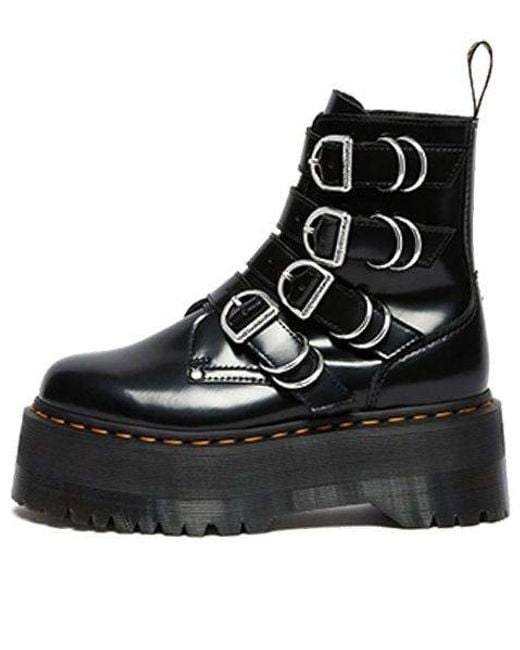 Dr. Martens Black (Wmns) Jadon Max Hdw 4 Strap Boot