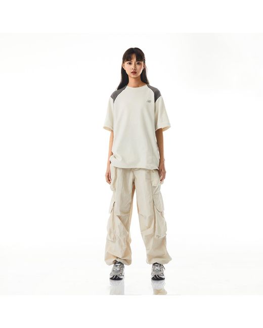 New Balance White X Liangdong Color Block T-Shirt
