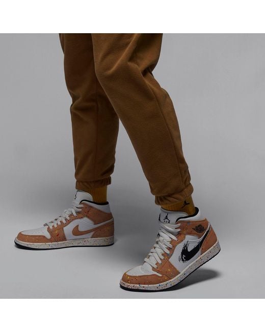 Nike Brown Essentials Fleece Winter Pants for men