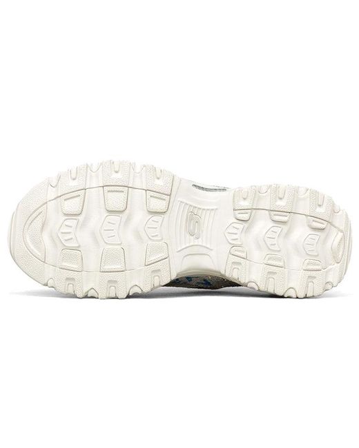Skechers White (Wmns) D'Lites 1.0 Low-Top Daddy Shoes