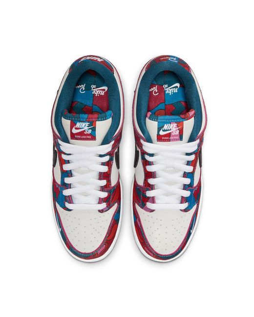 Nike Blue X Parra Sb Dunk Low Pro 'Abstract Art' for men