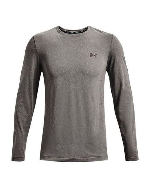 Under Armour Gray Rush Seamless Logo for men