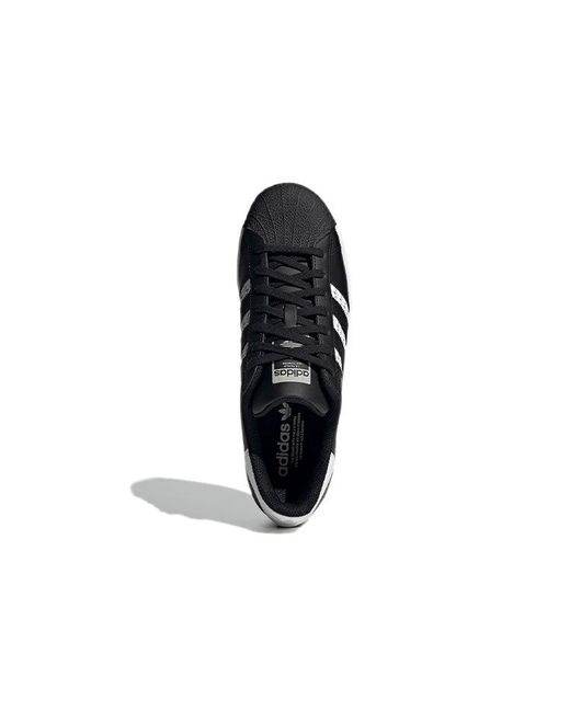 Adidas Black Originals Superstar Logo for men