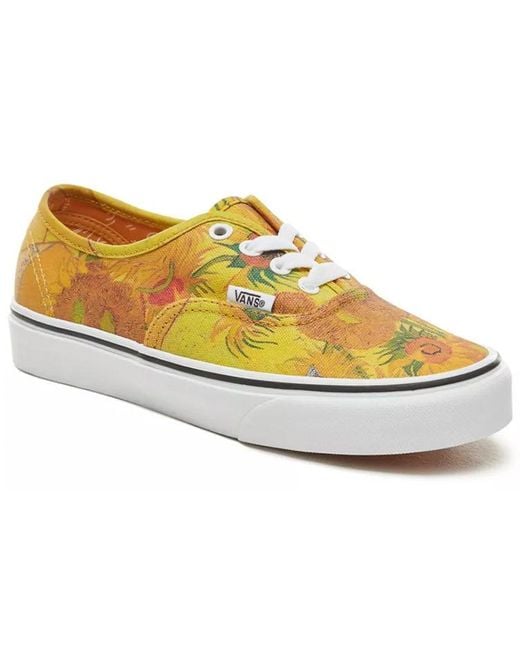 Vans Brown (Wmns) Authentic 'Van Gogh Sunflowers' for men