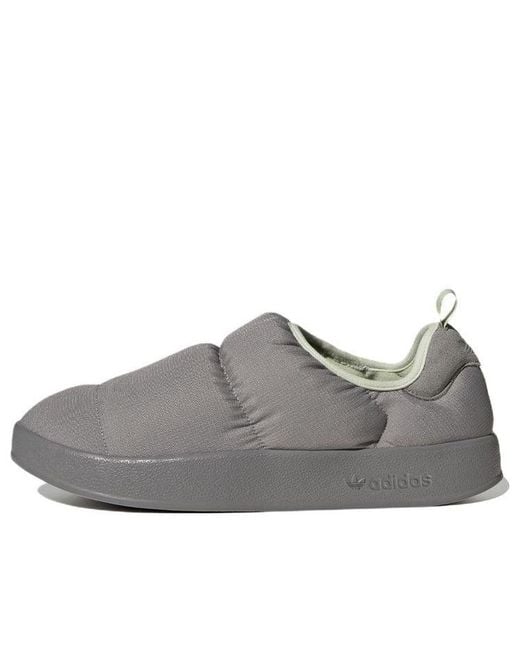 Adidas Gray Puffylette 'Charcoal Solid' for men