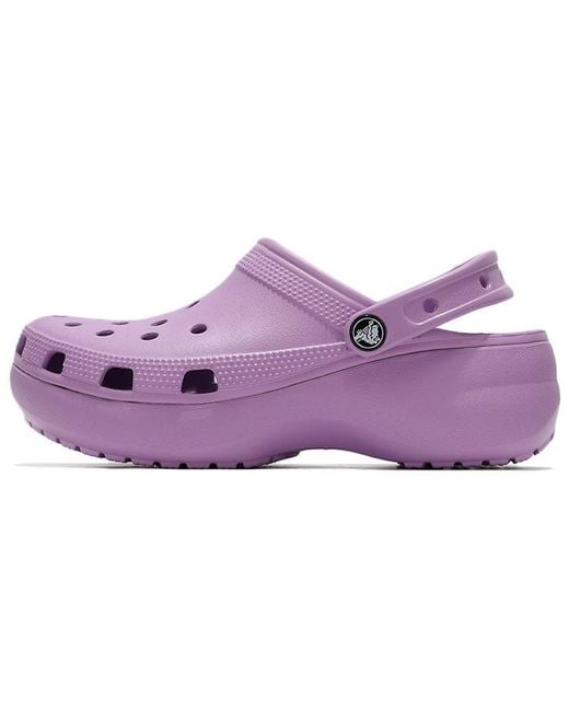 CROCSTM Purple (Wmns) Classic Clouds Retro Beach Shoe