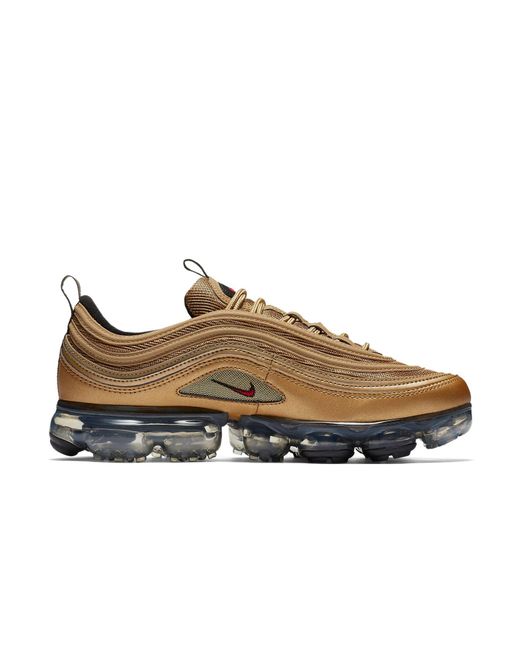 Nike Brown Air Vapormax 97 'metallic Gold' for men
