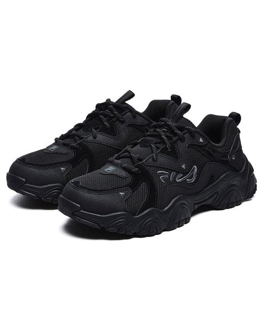 Fila Black Fluid 4 Sneakers 'Core' for men