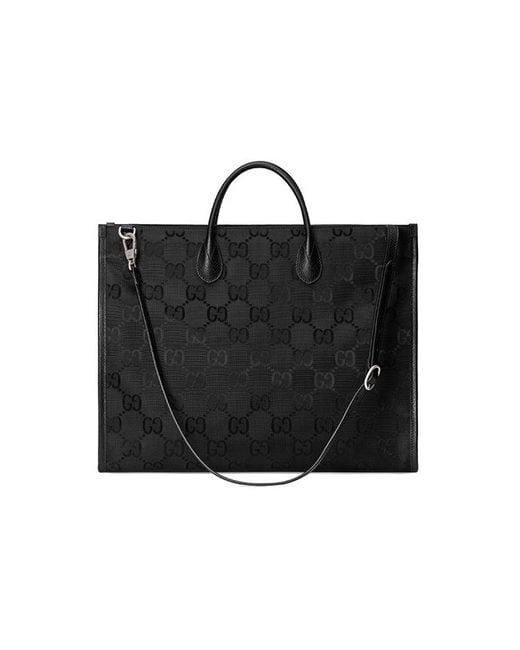 Gucci Black Off The Grid Otg Environmental Friendly Series Logo Large Capacity for men