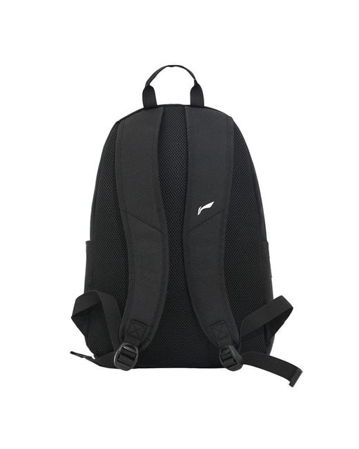 Li-ning Black Logo Backpack Large