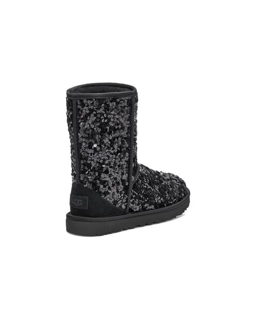 Ugg Black (Wmns) Classic Short 'Sequin'