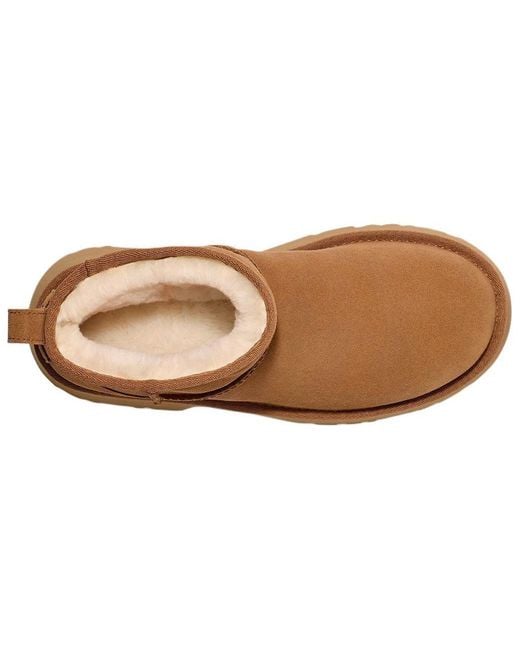 Ugg Brown (Wmns) Classic Ultra Mini New Heights 'Chestnut'