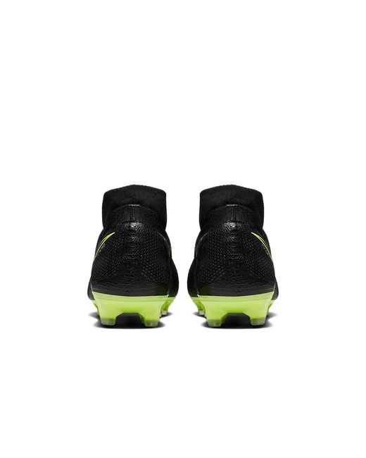 Nike Black Phantom Vision Elite Df Fg Volt' for men