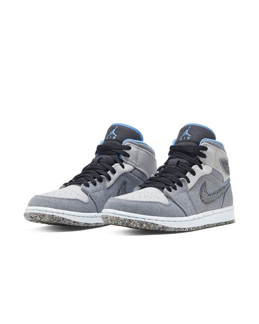 Nike Blue 1 Mid 'Crater University' for men
