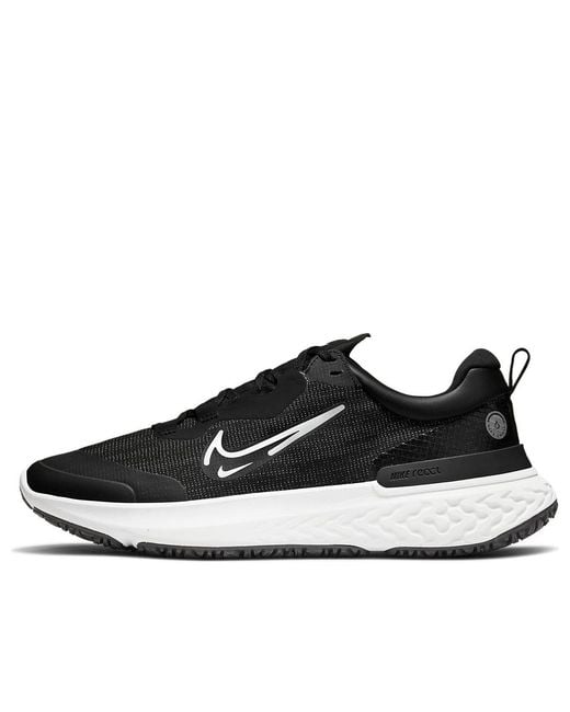 Nike Black React Miler 2 Shield for men