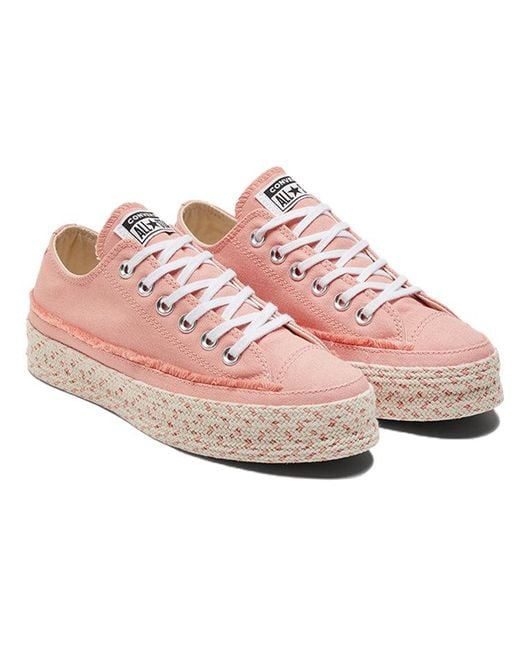 Converse Pink (Wmns) Chuck Taylor All Star Low 'Color Espadrille