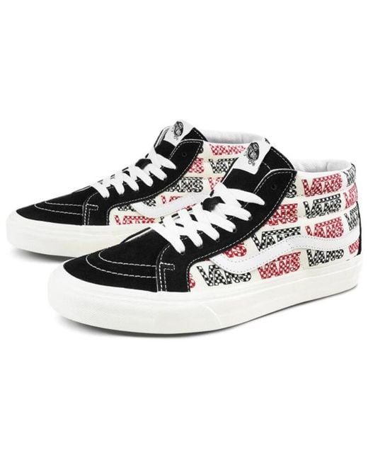 Vans White Sk8-Mid Reissue And for men