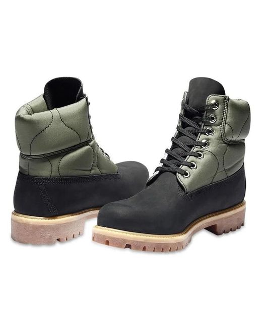 Timberland Black Tree Pack Premium 6 Inch Boots Nubuck' for men