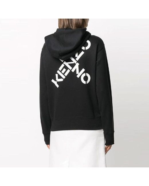 KENZO Black (Wmns) Fw20 Hooded Long Sleeves Hoodie Sports