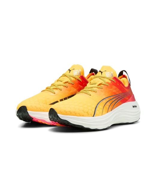 PUMA Orange Foreverrun Nitro 'Fade Sun Stream' for men