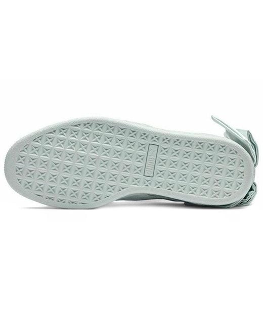 PUMA Blue (Wmns) Basket Bow 'Peppermint'