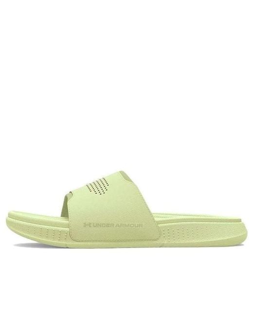 Under Armour Green Ansa Elevate Slide 'Pale' for men