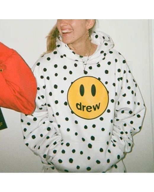 Drew House White Mascot Deconstructed Hoodie for men
