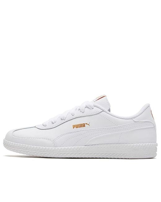 PUMA Astro Cup L White/gold Low Casual Board Shoes for Men | Lyst