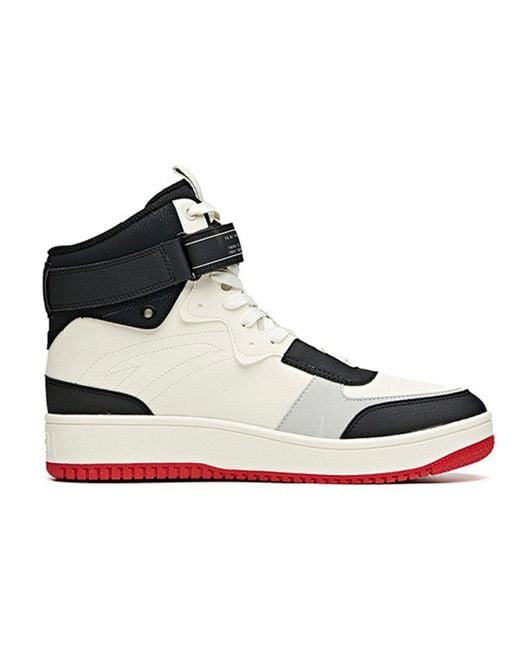 Anta Black Skateboarding Series Sneakers High for men
