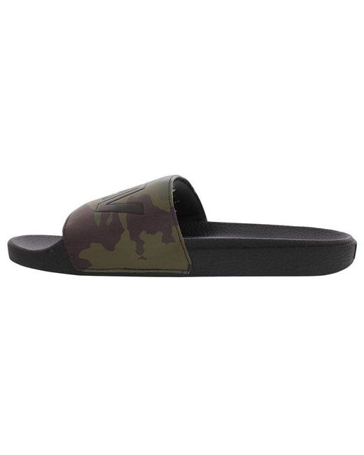 Vans Black Slide-On Minimalistic Casual Slippers for men