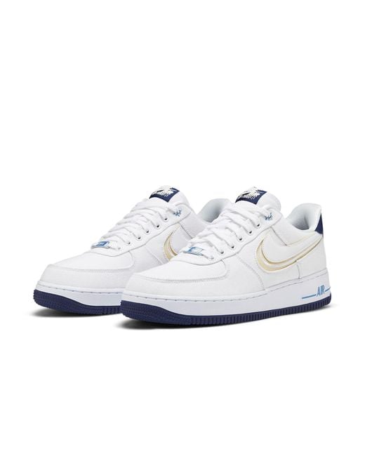 Nike White Air Force 1 Premium Fossil' for men