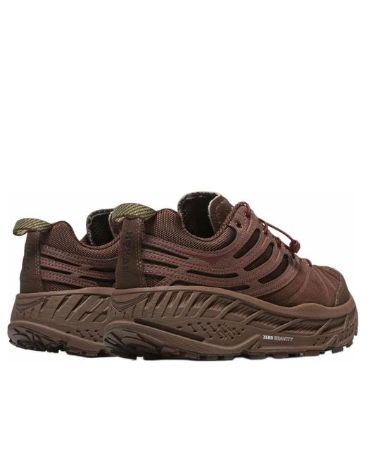 Hoka One One Brown Stinson Evo Og Tp 'Cold Brew Varsity' for men
