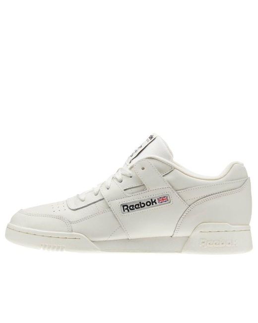 Reebok Workout Plus Mu 'chalk Black' in White for Men | Lyst