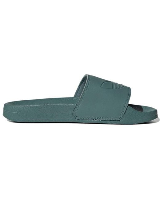 Adidas Green Adilette Lite Sandal 'Hazy Emerald' for men