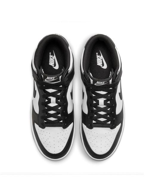 Nike Black Dunk Mid 'Panda' for men