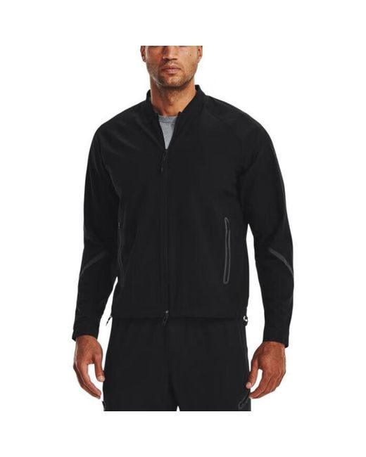 Under Armour Blue Unstoppable Bomber Jacket for men