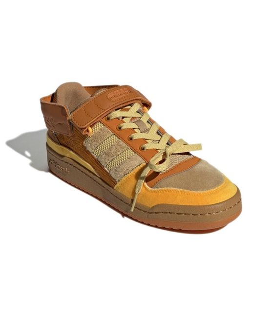 Adidas Brown Melting Sadness X Forum Exhibit Low 'Puppet Costume for men