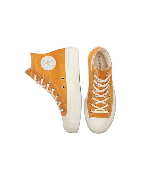 Converse Natural (Wmns) Chuck Taylor All Star Platform High 'Sunflower'