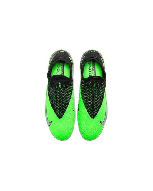 Nike Green Phantom Vision 2 Elite Df Fg Strike' for men
