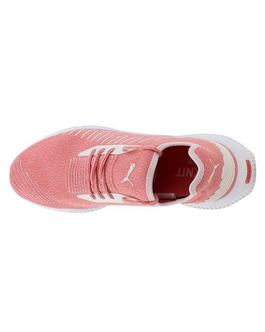 PUMA Pink Avid Evoknit Low Top for men