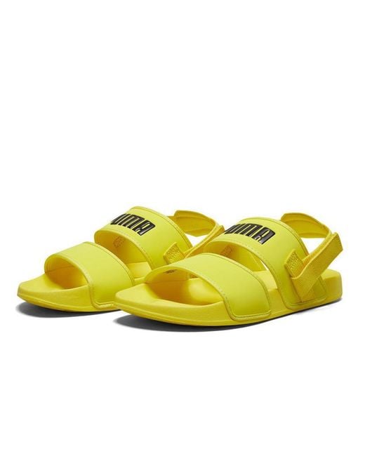 PUMA Yellow Leadcat Ylm Lite Sandal for men